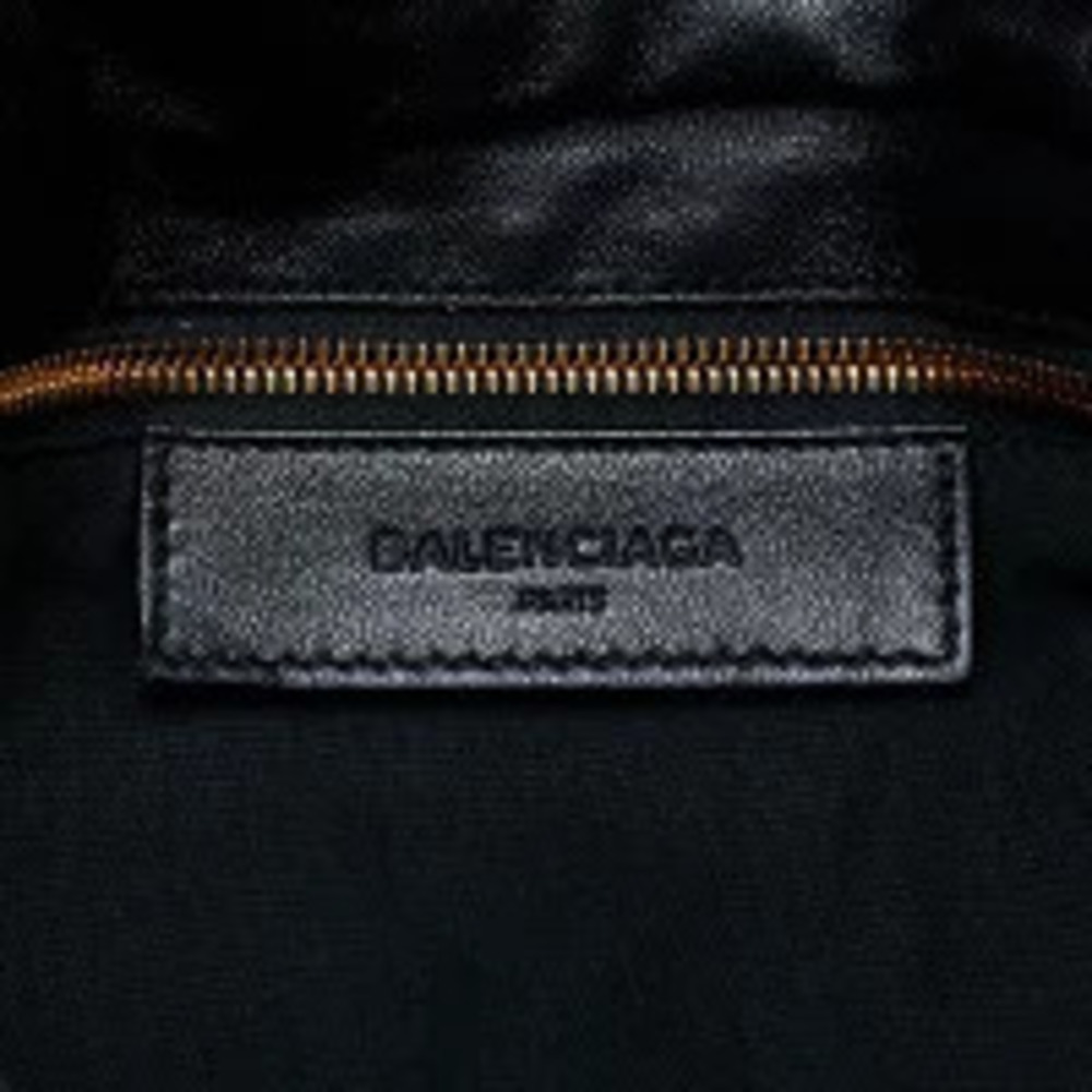 Balenciaga Envelope Leather Shoulder Bag Black - Picture 10 of 13